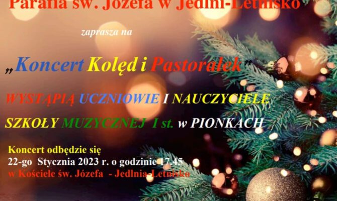 Koncert kolęd i pastorałek